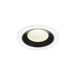 ceiling recessed luminaire NUMINOS M suitable for VDU workstation IP20, black, white dimmable