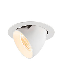 Apparecchio da incasso a soffitto NUMINOS GIMBLE XL adatto a postazioni di lavoro VDU IP20, bianco, laccato dimmerabile