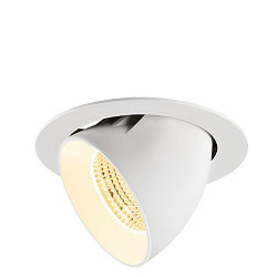 Apparecchio da incasso a soffitto NUMINOS GIMBLE XL adatto a postazioni di lavoro VDU IP20, bianco, laccato dimmerabile