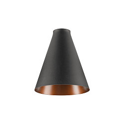 lamp shade LALU CONE 15, bronze, black