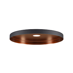 lamp shade LALU PLATE 33, bronze, black
