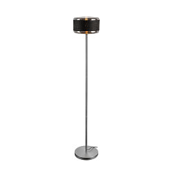 floor lamp PANTILO ROPE 27 E27 IP20, silver dimmable