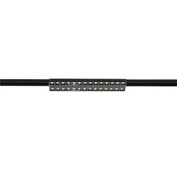 Projecteur triphas SIGHT EVO DOUBLE angulaire IP20, noir, laqu gradable