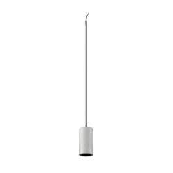 Luci a sospesione FITU PD STONE E27 IP20, grigio dimmerabile