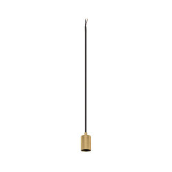 Luci a sospesione FITU PD RIBBED E27 IP20, oro dimmerabile