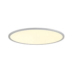 Luminaire de plafond PANEL 60 rond, adapt aux postes de travail avec cran IP20, gris, laqu gradable