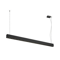 pendant luminaire GLENOS PRO IP20, black dimmable