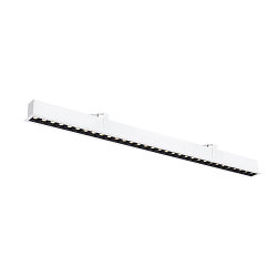 LED Deckeneinbauleuchte GLENOS PRO, 120cm, 75, 30W, UGR19, IP20, IP20, dimmbar, 3000K, 3650lm, wei / schwarz
