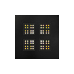 LED Panel PAVANNO 625, 45, 18W, 3000/4000K, 2850lm, IP20, UGR19, schwarz