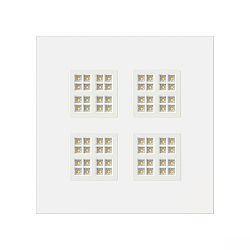 Luce a griglia PAVANNO 600 DALI controllabile da DALI, CCT Switch, UGR < 19, multipower IP20, bianco dimmerabile