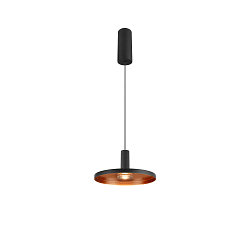 pendant luminaire LALU SET PLATE 22 IP20, black dimmable