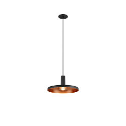 pendant luminaire LALU SET PLATE 22 IP20, black dimmable