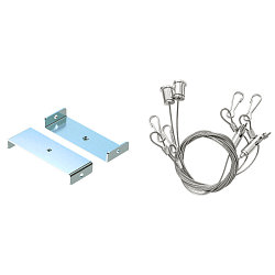 accessories wire suspension BATTEN FLAT P / Y-TYPE mechanical, set of 2, stainless steel 3cm