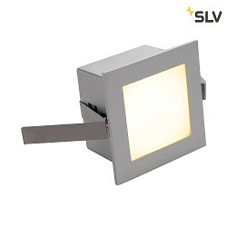 Recessed luminaire FRAME BASIC LED silver grey warmwhite, LED warm white