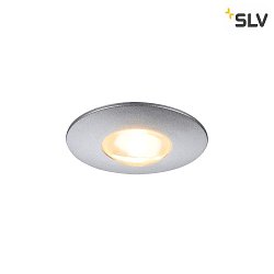 Lumire encastre DEKLED, mtallique, argent