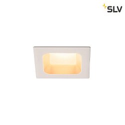 VERLUX, Einbauleuchte, LED, 3000K, mattwei, 8,5x8,5 cm, 10W