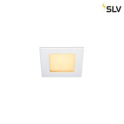 LED Recessed luminaire FRAME BASIC LED SET Downlight, 9,4W, SMD LED, 3000K, 90, incl. Driver, Clip springs, white