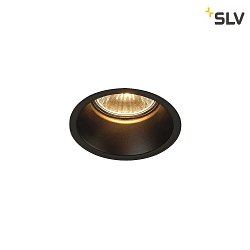 Plafonnier encastr HORN GU10 rond GU10, noir 