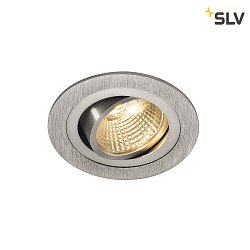 Plafonnier encastr NEW TRIA DL SET rond, aluminium bross