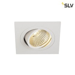 LED Downlight Set NEW TRIA DL SQUARE Recessed luminaire 6,6W warmwhite 38