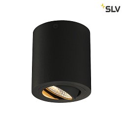 Plafonnier encastr TRILEDO ROUND LED rond, noir mat