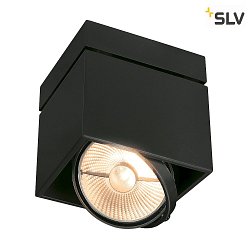 Luminaire de plafond KARDAMOD SURFACE SQUARE ES111 angulaire, single GU10, noir 