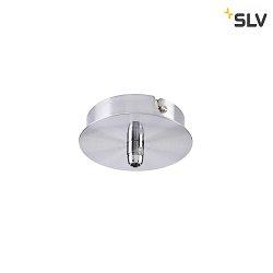 FITU 1er Rosette für FITU PD Pendelleuchten, RUND, max. 16A, Chrom