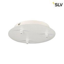 Rosone a soffitto FITU PD 3 elemento, rotondo Bianco