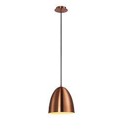 Pendant luminaire PARA CONE 20, round, E27, 230V, copper brushed