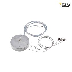 Abhngeset fr Deckenleuchten MEDO 30 / 40, MEDO PRO 60 / 90 und LIPSY 50 LED, 150cm, Silbergrau