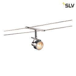 SALUNA, Wire luminaire for TENSEO low-voltage wire system, QR-C51, chrome