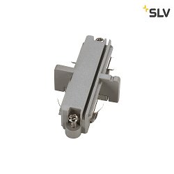 Straight coupler, electrically silver grey