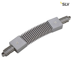 Flex coupler for 1-Phase High Voltage track, silver grey