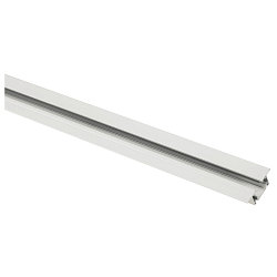 1- Rail lectrique monophas version pour montage encastr 200cm blanche