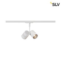 Faretto monofase BIMA 2 2-Lampadine, incluso adattatore monofase, regolabile GU10 IP20, bianco dimmerabile