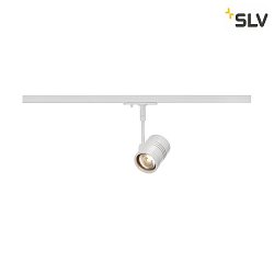 1-Projecteur monophas BIMA 1  1 flamme, pivotant  la cardan GU10 IP20, blanche gradable