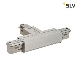 EUTRAC T-Verbinder fr 3-Phasen HV-Schiene, Erde rechts, T-Verbinder 2, silbergrau