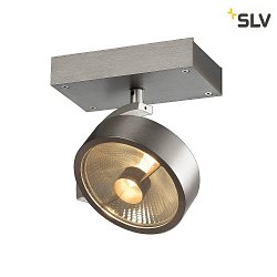 Wall luminaire KALU 1 QPAR111 Ceiling luminaire, ES111, max. 75W, alu brushed