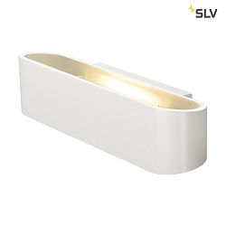 Wall luminaire OSSA R7s 300, oval, R7s 118mm, max. 120W, up/down, white