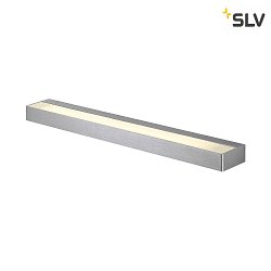 Lampada da parete SEDO 14 LED su / gi, angolare, breve IP20, Alluminio spazzolato 