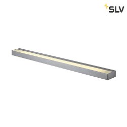 LED Wall luminaire SEDO LED 21, square, 22W, SMD LED, 3000K, glass satined, alu brushed