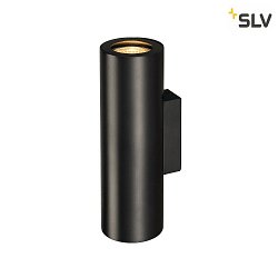 Lampada da parete ENOLA B UP/DOWN GU10 IP20, nero dimmerabile