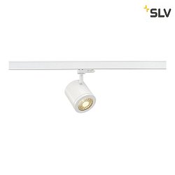 Faretto trifase ENOLA C TRACK regolabile, commutabile IP20, bianco 