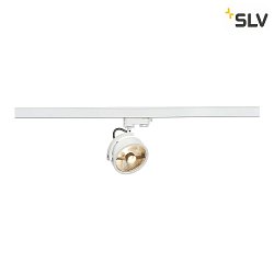 Lamphead  KALU TRACK QPAR111, IP20, incl. 3-Phase adaptor, white
