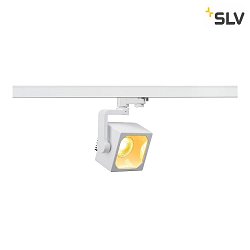 LED 3-Phasen Strahler EURO CUBE, Wrfelform, CRi >90, kardanisch, inkl. Adapter, schaltbar, 26W 3000K 2470lm 60, wei