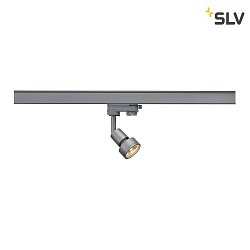 Projecteur triphas PURI adaptateur triphas inclus GU10, Gris argent