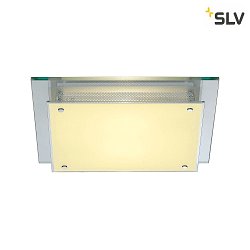 Luminaire mural GLASSA E27, transparent, blanche