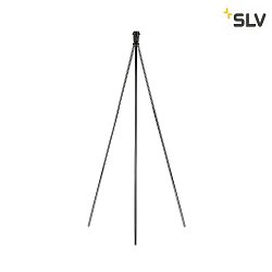 FENDA Floor lamp II tripod, E27 max. 40W, H 133.5cm, shade excl., chrome