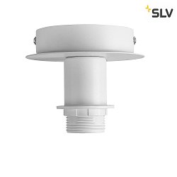 Ceiling luminaire FENDA E27 Ceiling canopy, shade excl., white