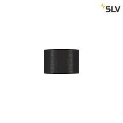FENDA Textile shade, Round, 30cm, black/copper